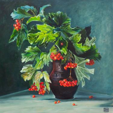 Original Fine Art Botanic Paintings by Liudmila Pisliakova