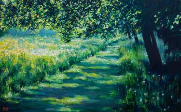 Original Impressionism Landscape Paintings by Liudmila Pisliakova