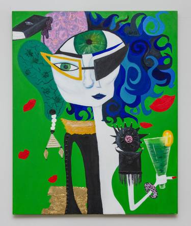 Original Conceptual People Painting by Marco Palou
