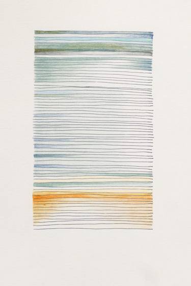 Original Abstract Landscape Drawings by Joanna Zajusz