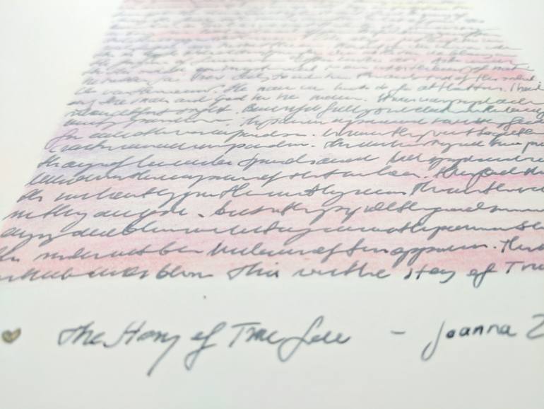 Original Minimalism Abstract Drawing by Joanna Zajusz