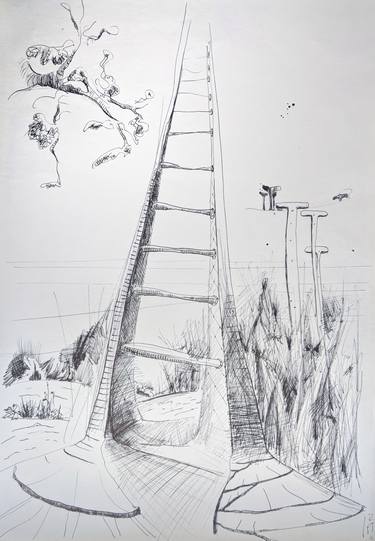 Print of Figurative Landscape Drawings by Joanna Zajusz