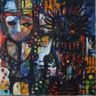 Print of Abstract World Culture Paintings by Fernando Caceres