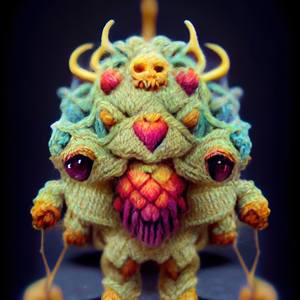 Collection Demonology in knitting