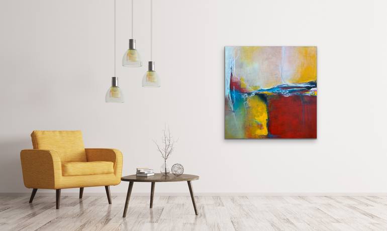 Original Abstract Landscape Painting by Steph Gimson