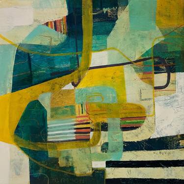 Original Art Deco Abstract Paintings by Steph Gimson