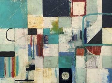 Original Art Deco Abstract Paintings by Steph Gimson