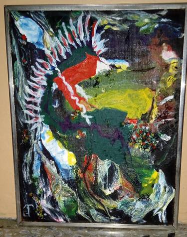 Original Abstract Painting by Jose Gregorio Granadillo Viloria