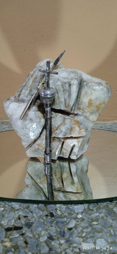 Original Abstract Sculpture by Jose Gregorio Granadillo Viloria