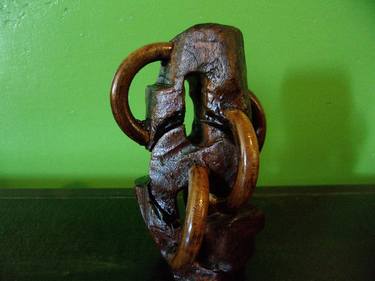 Original Abstract Sculpture by Jose Gregorio Granadillo Viloria