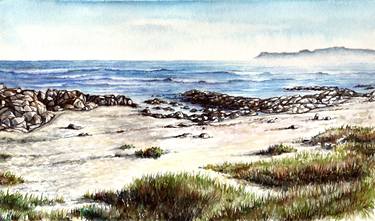 Print of Seascape Paintings by Heidi Kriel