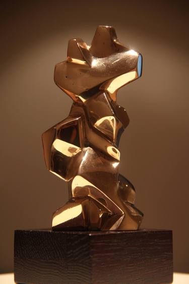 Original Cubism Abstract Sculpture by Vasyl Odrekhivskyi