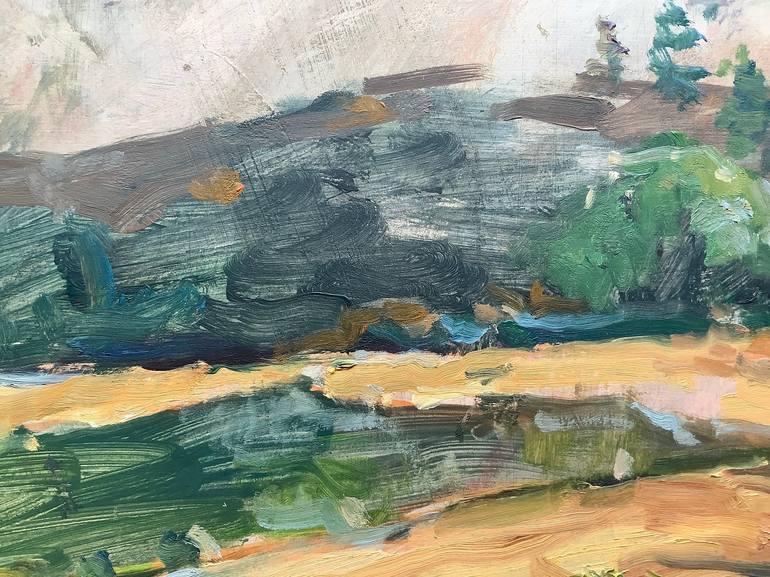 Original Impressionism Landscape Painting by Lana Verdi