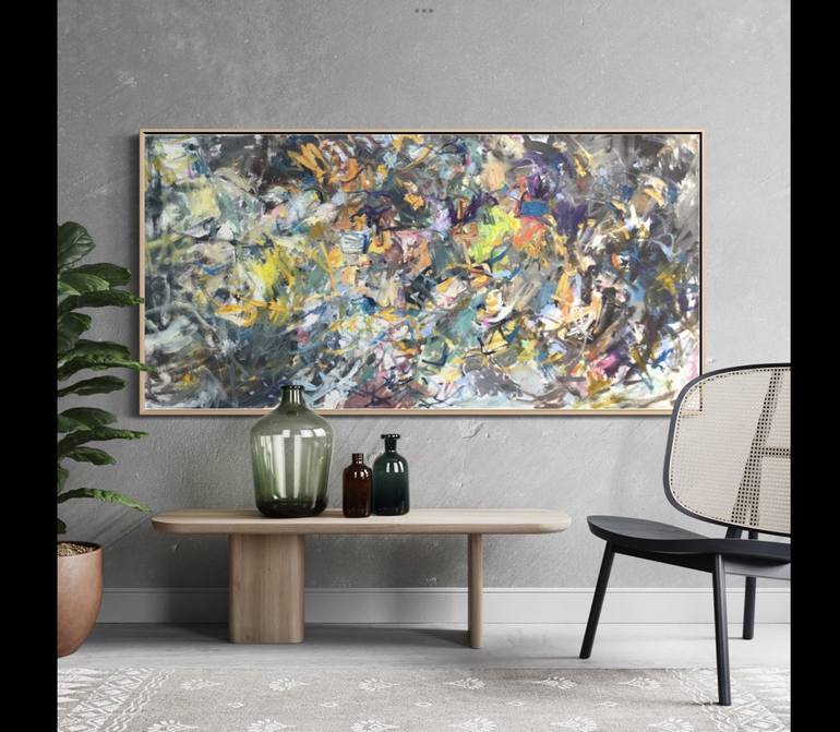 Original Abstract Expressionism Abstract Painting by Lana Verdi