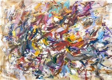 Original Abstract Expressionism Abstract Paintings by Lana Verdi