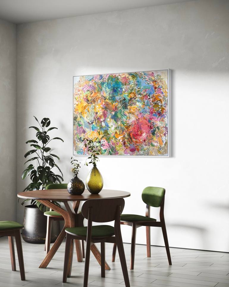 Original Abstract Expressionism Abstract Painting by Lana Verdi