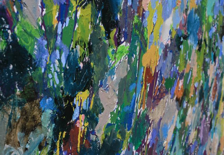 Original Abstract Expressionism Abstract Painting by Lana Verdi