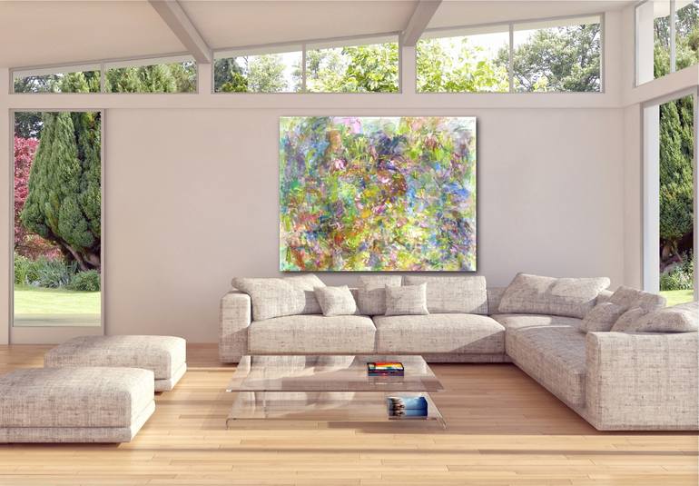 Original Abstract Expressionism Abstract Painting by Lana Verdi