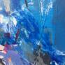 Playfull, expressive, colourfull, dynamic, energetic work. Just like my most works this one is also inspired by contemporary music.
There is plenty of canvas sides to stretch the work perfectly. The actual size is as listed. You can frame it white afterwards. The painting might be rotated any position you prefer it on the wall.