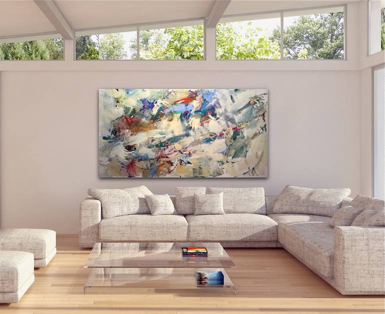 Original Abstract Expressionism Abstract Painting by Lana Verdi