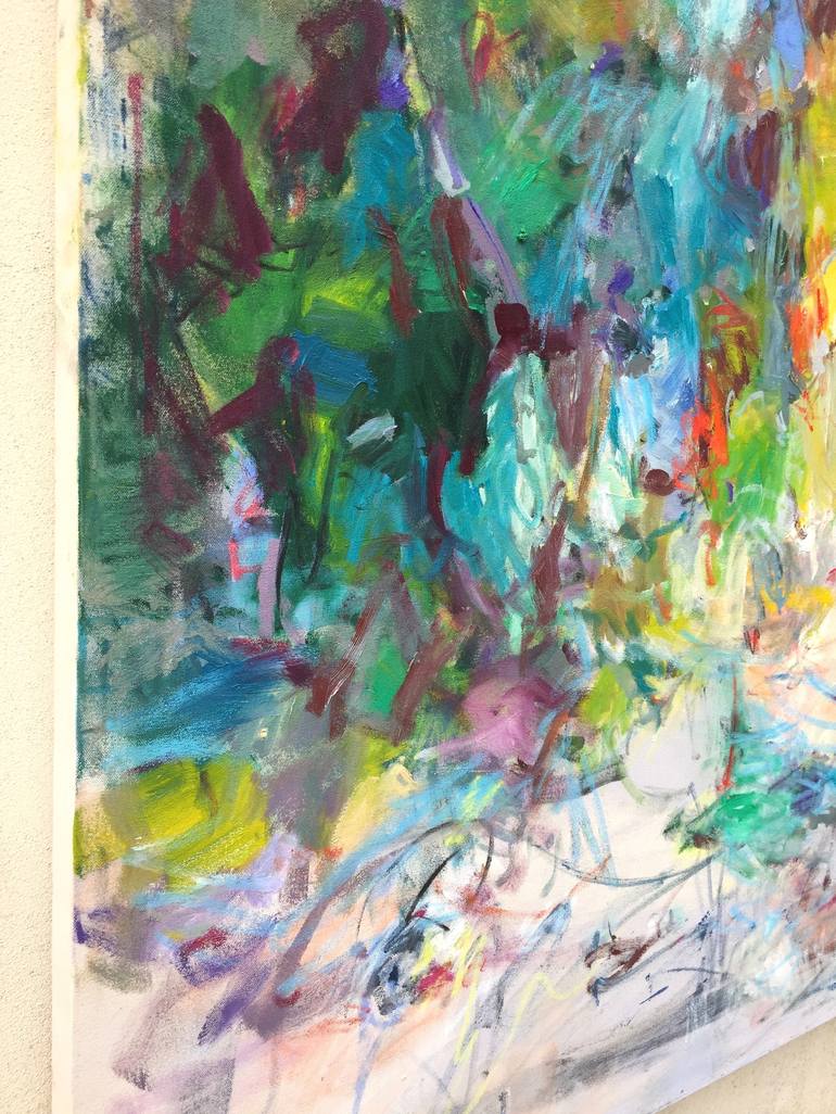 Original Abstract Expressionism Landscape Painting by Lana Verdi