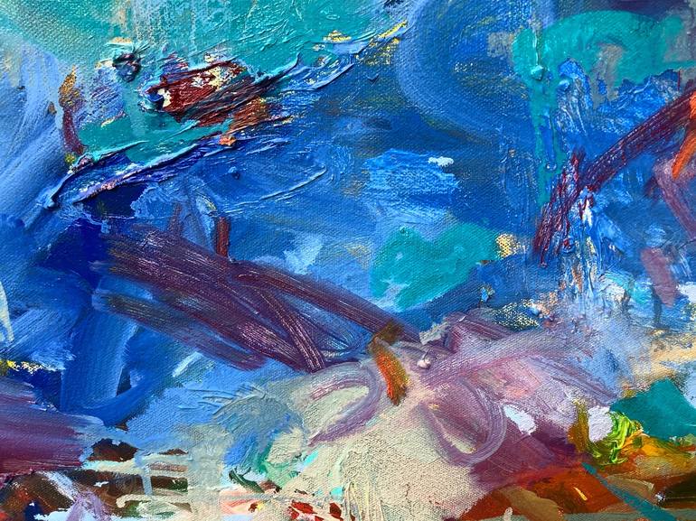 Original Abstract Expressionism Abstract Painting by Lana Verdi