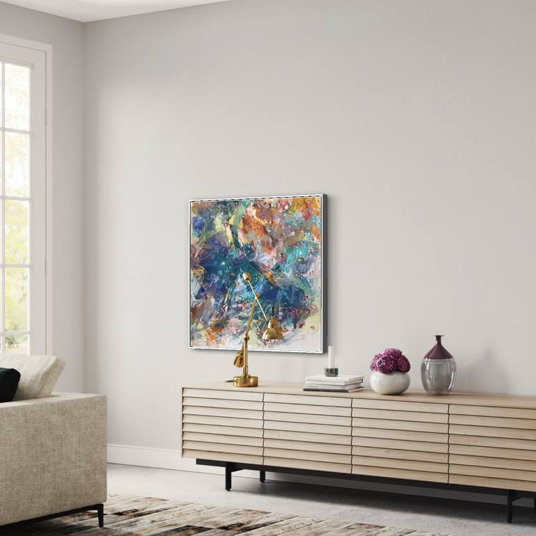 Original Abstract Expressionism Abstract Painting by Lana Verdi