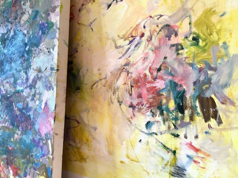 Original Abstract Expressionism Abstract Painting by Lana Verdi