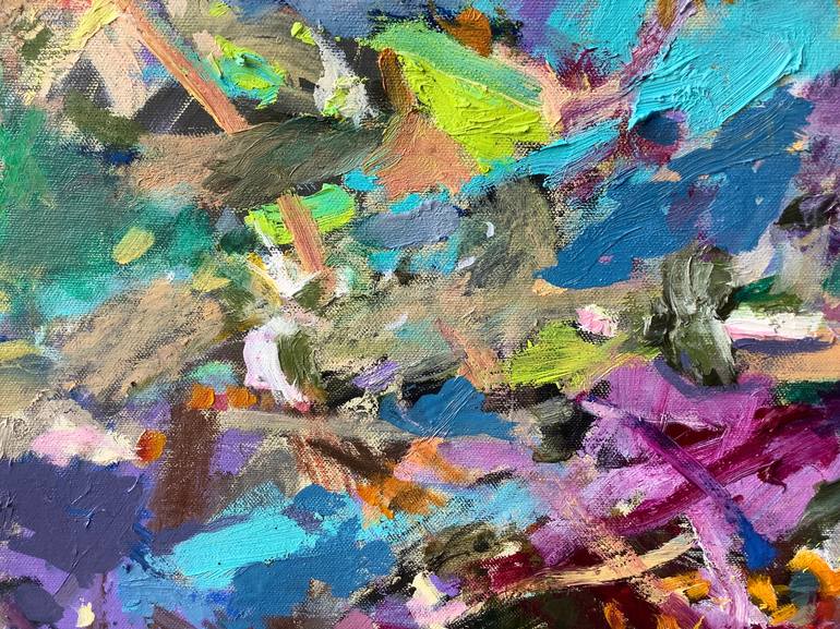 Original Abstract Expressionism Abstract Painting by Lana Verdi