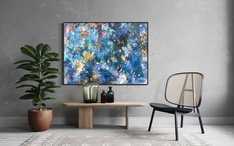 Original Abstract Expressionism Abstract Painting by Lana Verdi