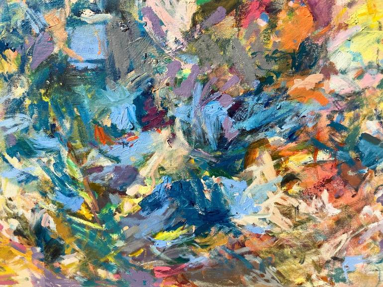 Original Abstract Expressionism Abstract Painting by Lana Verdi