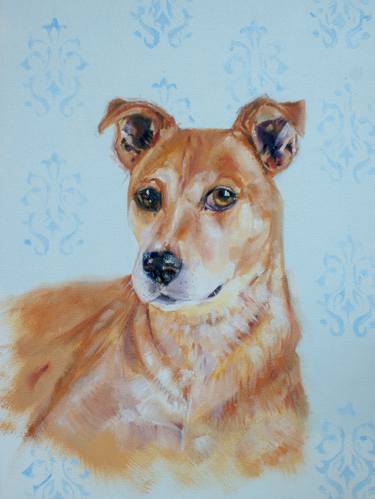 Print of Fine Art Dogs Paintings by Bhavna Misra