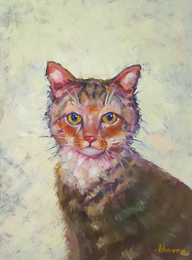 Print of Cats Paintings by Bhavna Misra