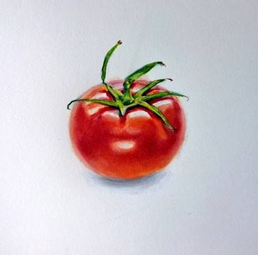 "Sweet Tomato" - Fine Art Drawing by Bhavna Misra thumb