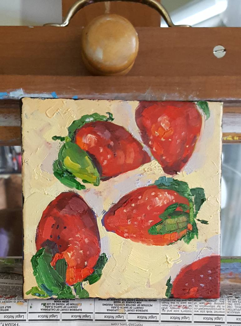 Original Abstract Still Life Painting by Bhavna Misra