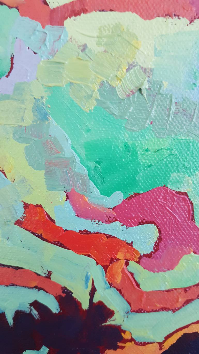 Original Abstract Landscape Painting by Bhavna Misra