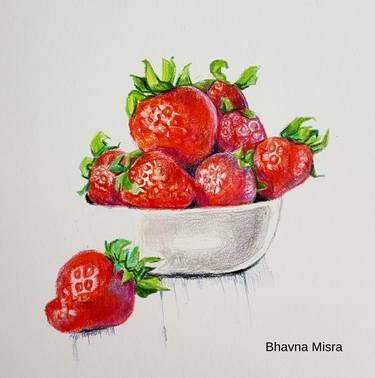 Original Realism Food Drawings by Bhavna Misra