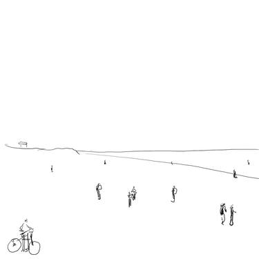 Print of Beach Mixed Media by Ian Bourgeot