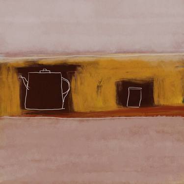 Print of Expressionism Food & Drink Mixed Media by Ian Bourgeot