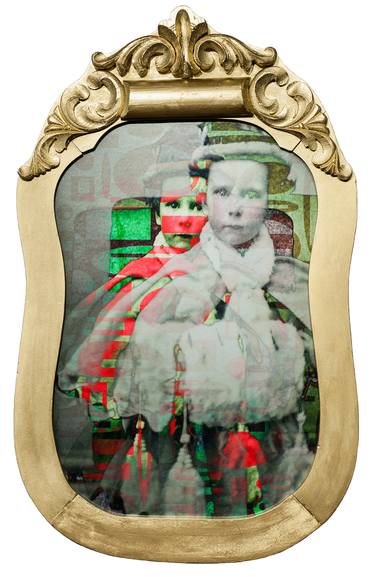 Original Mortality Collage by Cynthia Wagner
