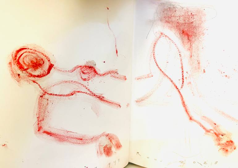 Original Documentary Love Drawing by Roos Marthe Thijsen