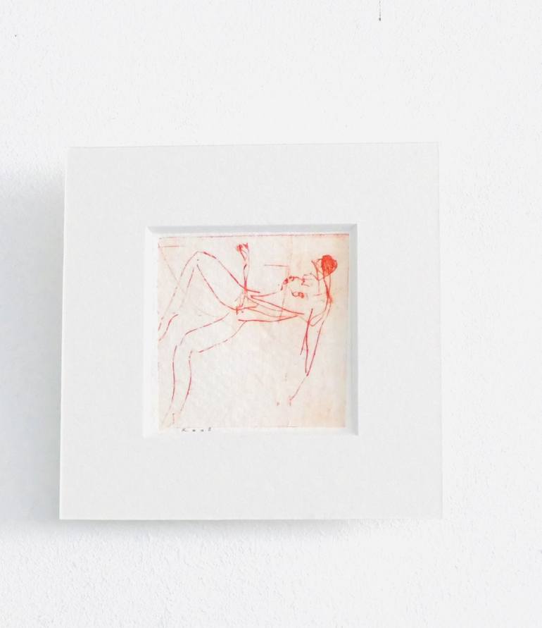 Original Figurative Body Printmaking by Roos Marthe Thijsen