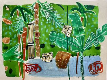 Saatchi Art Artist Alec Cumming; Paintings, “Backyard Jungle” #art