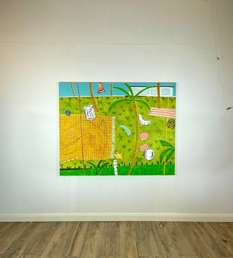 Original Abstract Landscape Painting by Alec Cumming
