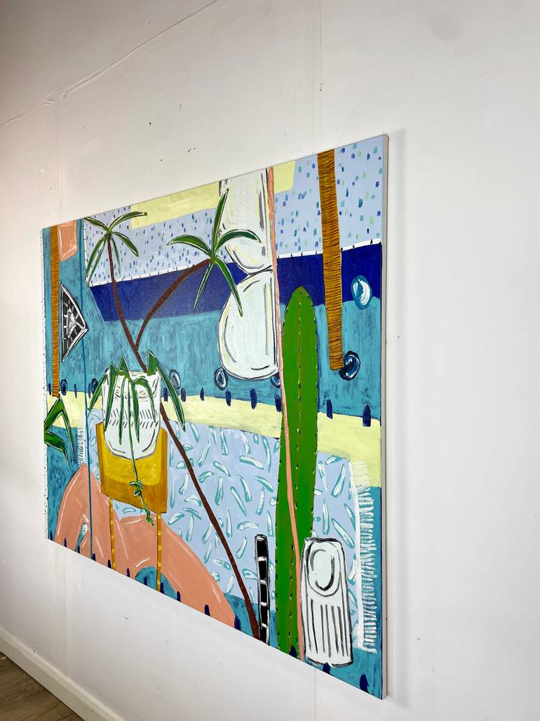 Original Abstract Travel Painting by Alec Cumming