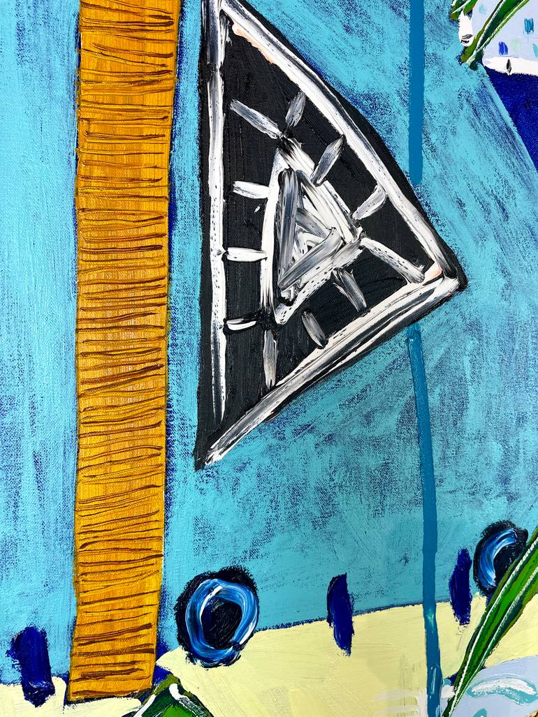 Original Abstract Travel Painting by Alec Cumming