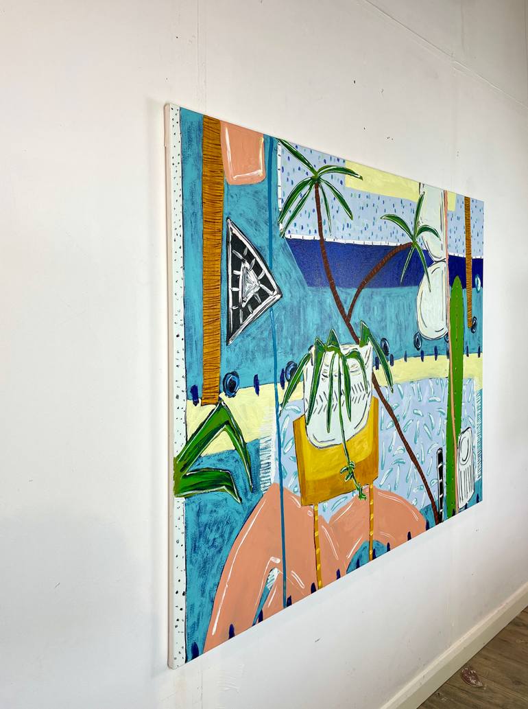 Original Abstract Travel Painting by Alec Cumming