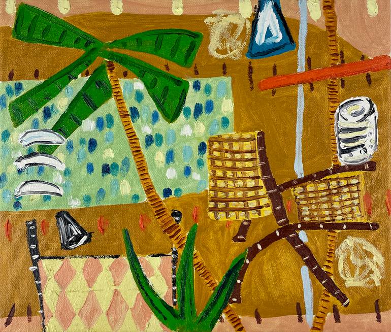 Original Abstract Landscape Painting by Alec Cumming
