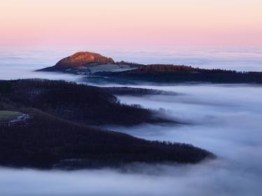 Illuminated: Milseburg above the clouds thumb