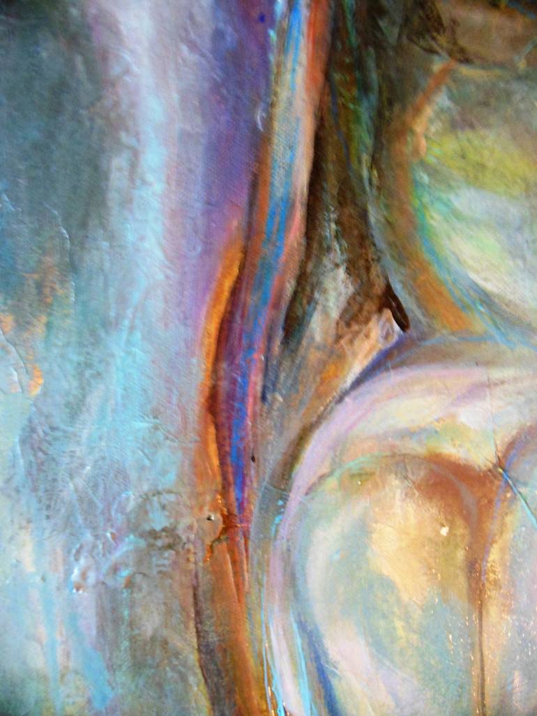 Original Abstract Expressionism Nude Painting by Laura Koppes